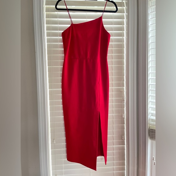 Petal & Pup Dresses & Skirts - Red Dress Midi length with slit